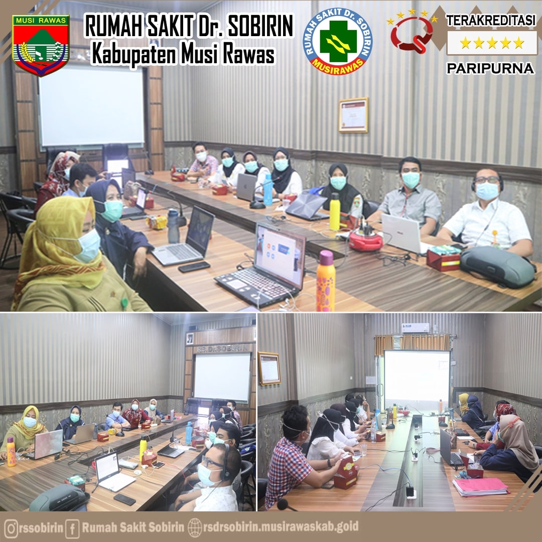 Rumah Sakit Dr. Sobirin Kabupaten Musi Rawas Mengikuti Pelatihan Tatalaksana Vaksinasi Covid-19 Bagi Vaksinator di Fasyankes Provinsi Sumatera Selatan Gelombang Ke-3 Melalui Zoom Meeting. (18/01/2021)